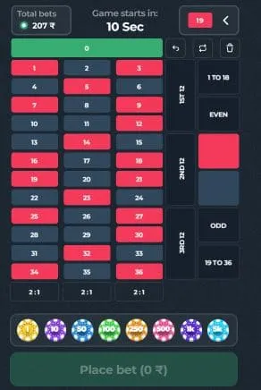 how to play roulette bet
