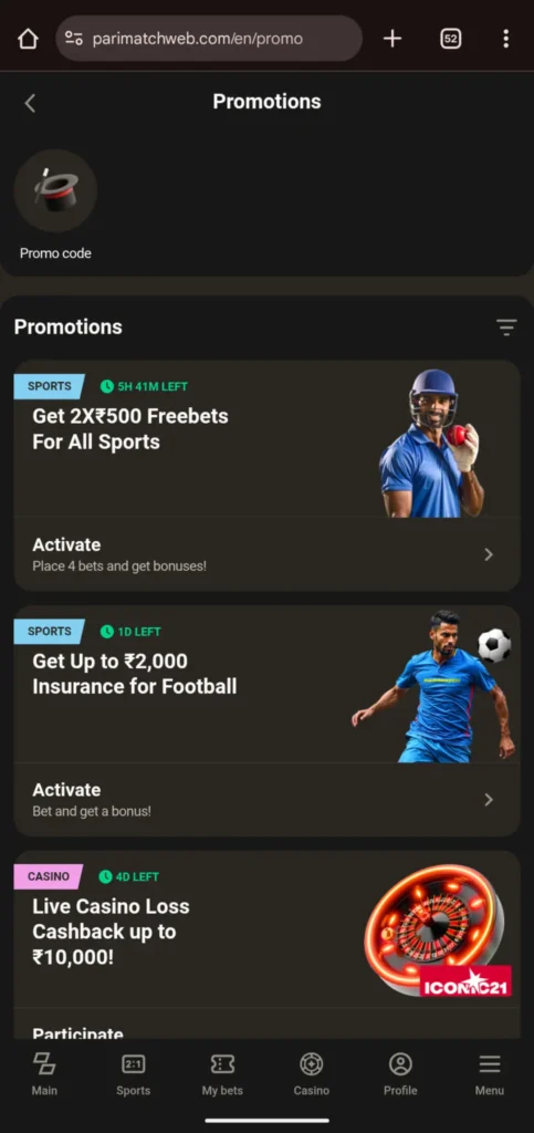 Casino Promotion Events