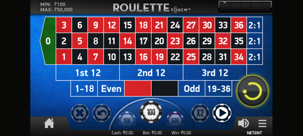 Play Now Roulette Touch 