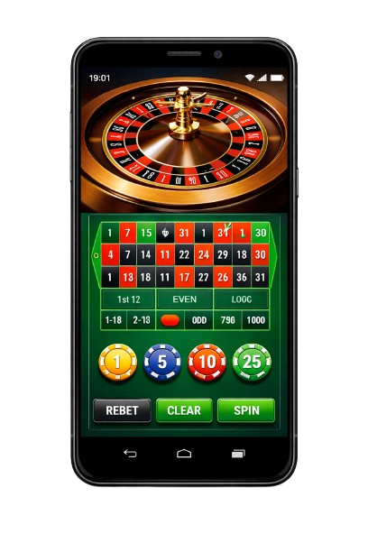 Roulette interface on smartphone